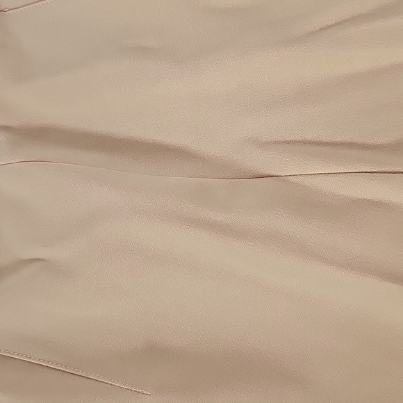 Ralph Lauren Tan Tailored Trousers With Black Label. Size 8. 92% Wool 6% Nylon - Picture 3 of 8